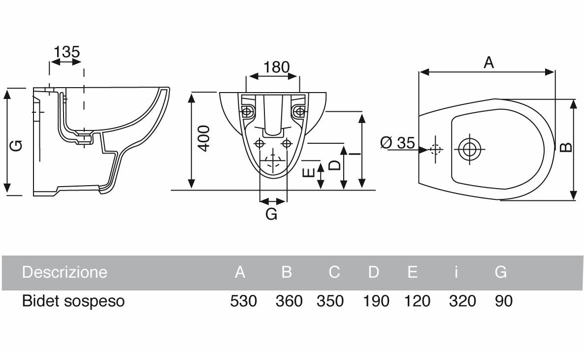 Vaso E Bidet Sospeso Colibri 2 Pozzi Ginori Con Coprivaso Incluso